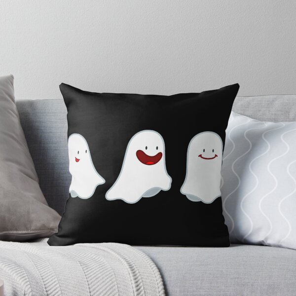 Item preview, Cute Smiling Ghosts Minimalist Halloween Pattern designed and sold by HÉRCULES VERSIANI.