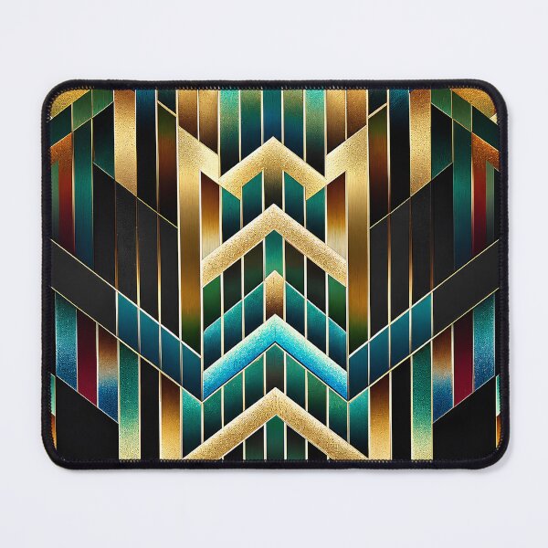 Item preview, Luxurious Art Deco Geometric Metallic Pattern designed and sold by Extravanganzza.
