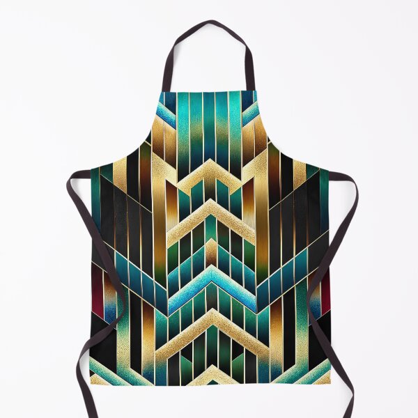 Item preview, Luxurious Art Deco Geometric Metallic Pattern designed and sold by Extravanganzza.
