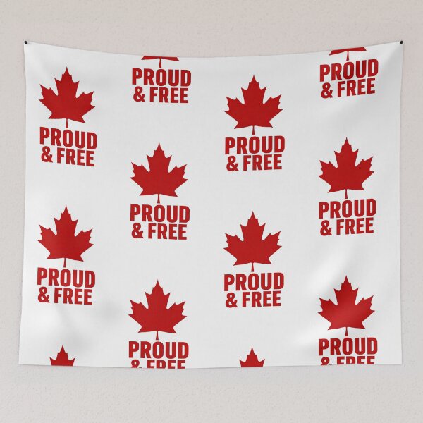 Item preview, Canada - Proud and Free designed and sold by Flowercita.