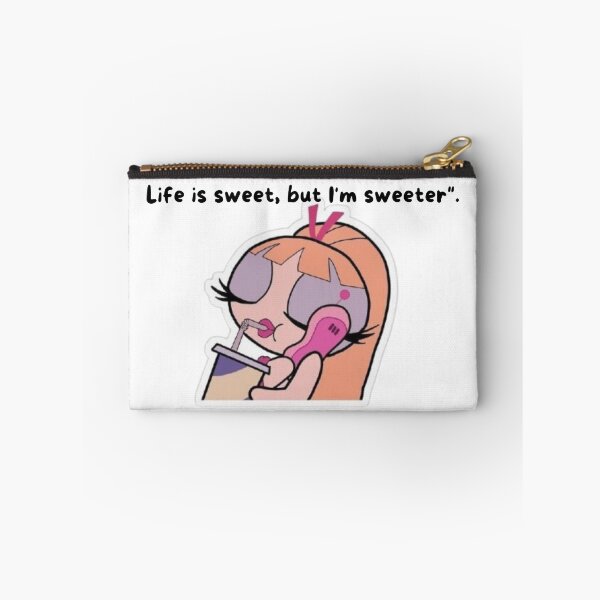 Item preview, Life is sweet but I am sweeter cute cartoon sticker aesthetic designed and sold by OumaAL.