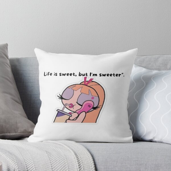 Item preview, Life is sweet but I am sweeter cute cartoon sticker aesthetic designed and sold by OumaAL.