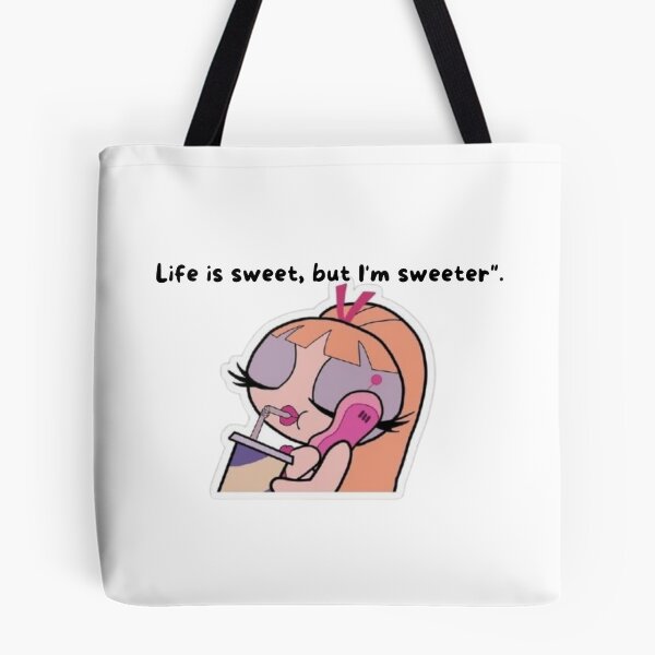 Item preview, Life is sweet but I am sweeter cute cartoon sticker aesthetic designed and sold by OumaAL.