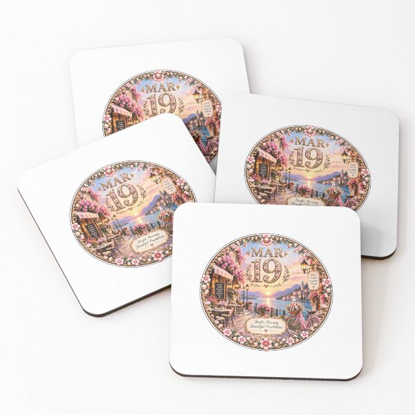 Item preview, March 19 Lakeside Café Birthday Design designed and sold by LunaMoments.