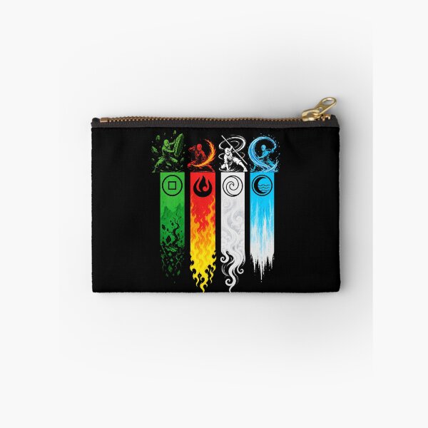 Item preview, Four Elements Master Banners Martial Arts Monk Art designed and sold by lamiarte.