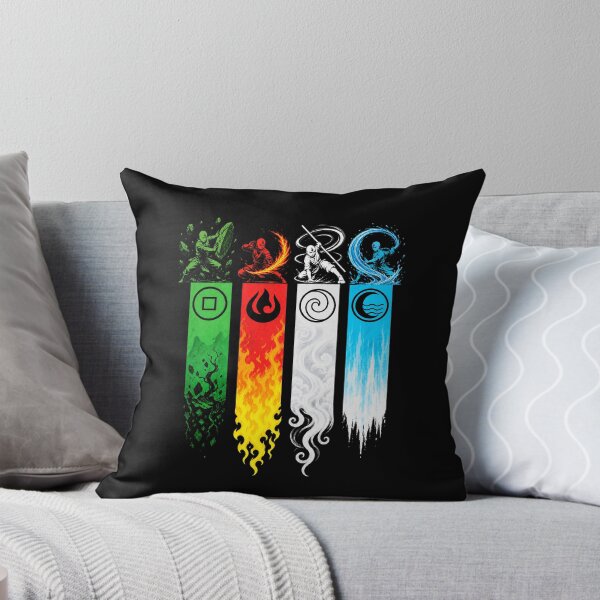 Item preview, Four Elements Master Banners Martial Arts Monk Art designed and sold by lamiarte.