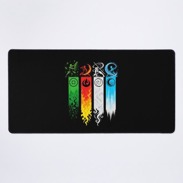 Item preview, Four Elements Master Banners Martial Arts Monk Art designed and sold by lamiarte.