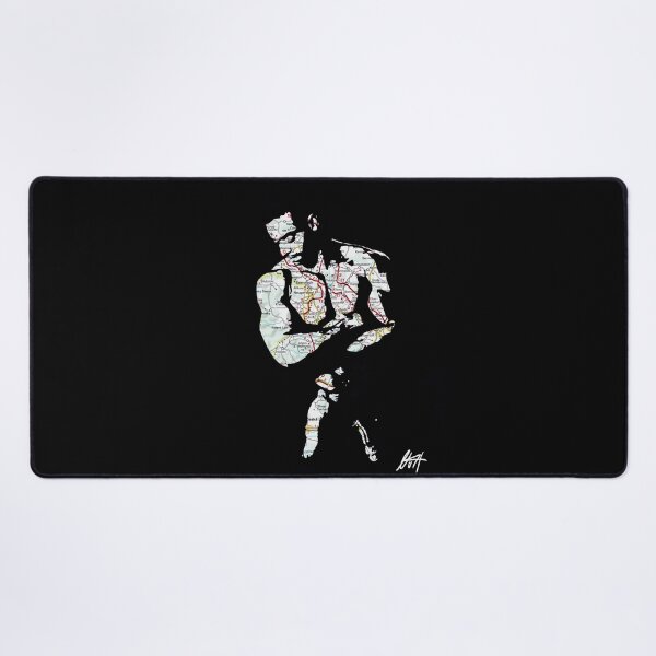 Item preview, Big Muscled Black Guy Map Art By NLMKArtStudio designed and sold by NLMKArtStudio.