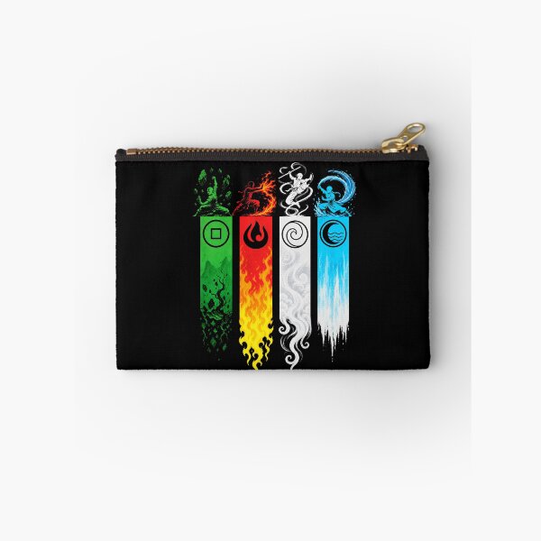 Item preview, Four Elements Master Banners Martial Arts Monk Art designed and sold by lamiarte.