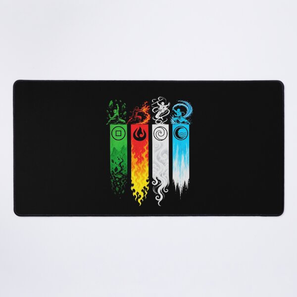 Item preview, Four Elements Master Banners Martial Arts Monk Art designed and sold by lamiarte.