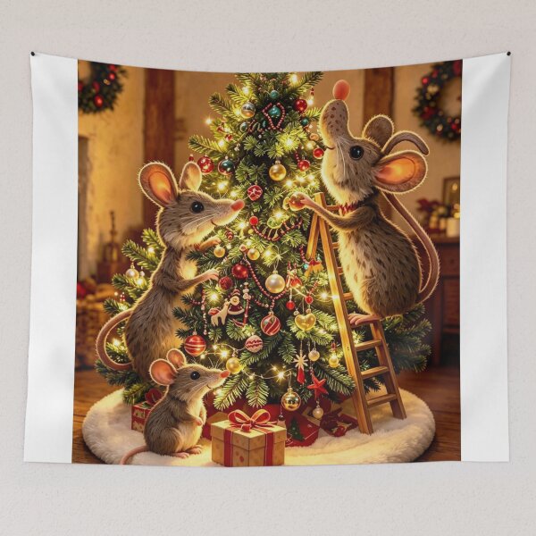 Item preview, Magical Miniature Mice Christmas Fun designed and sold by Jonsmartdesigns.