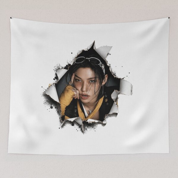 Item preview, Stray Kids Felix Fan Art – K-Pop Star Portrait Inspired Aesthetic STAY Artwork designed and sold by Kimheawon.