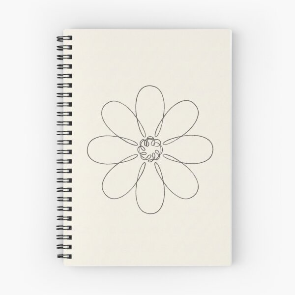 Item preview, Single Daisy Stem Line Art | Minimalist Ivory Botanical Print (line art) designed and sold by Zaramodo.
