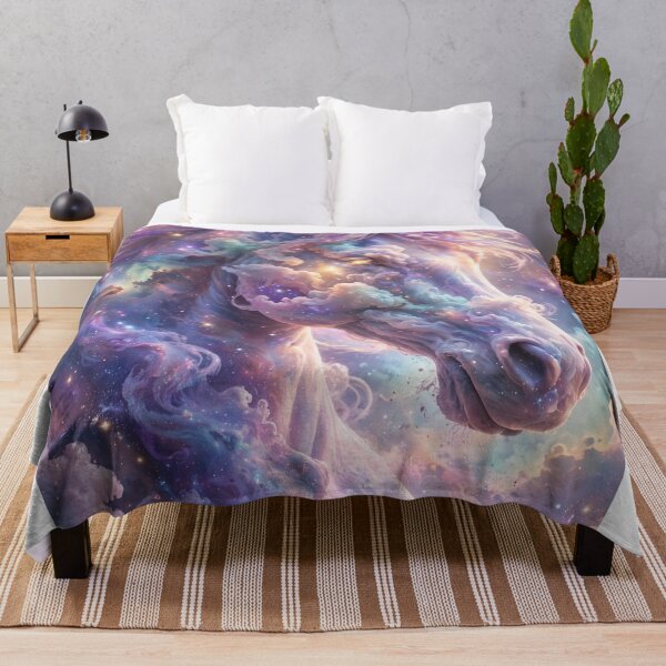 Item preview, Retrato de caballo galáctico etéreo - Cabeza de caballo de fantasía de la nebulosa de la nube cósmica designed and sold by Sourcestores1.