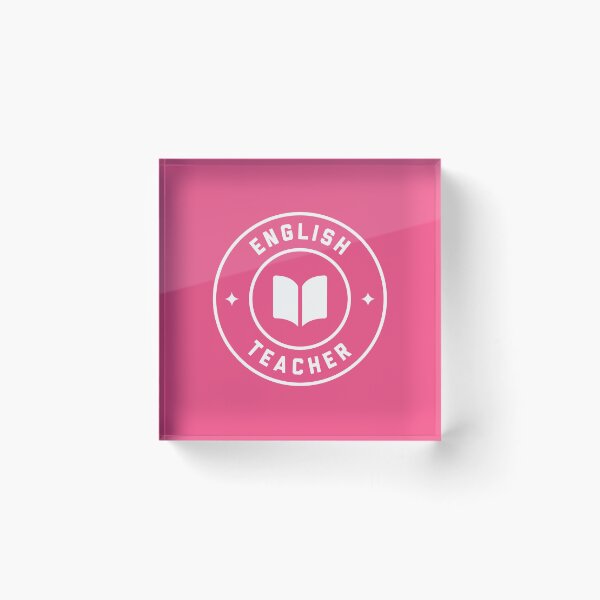 Item preview, English Teacher Official Logo | English Language Teacher Gift #4 designed and sold by SalahBlt.