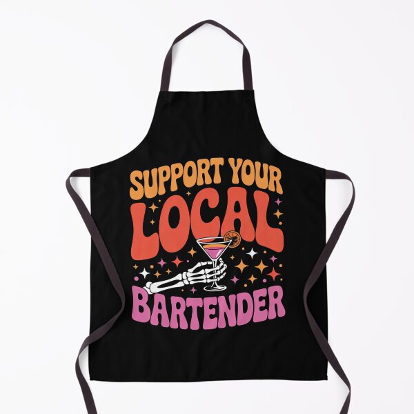 Item preview, Support Your Local Halloween Skeleton Bartender designed and sold by DariaOltes.