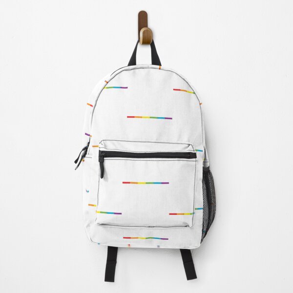 Item preview, Subtle Modern Rainbow Flag Design with Thin Lines on Black Background for Pride Celebration designed and sold by richard143.