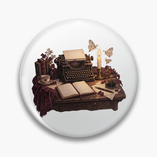 Item preview, Poetcore Writing Desk At Night designed and sold by Inkworksbyshery.