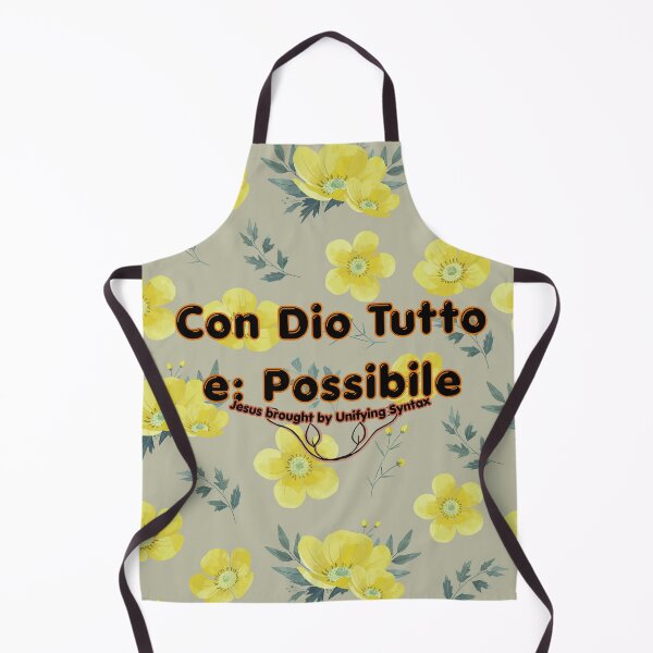 Item preview, Italian Version of With God All Things Are Possible - Inspirational Faith Items - Con Dio tutto e Possibile designed and sold by UnifyingSyntax.