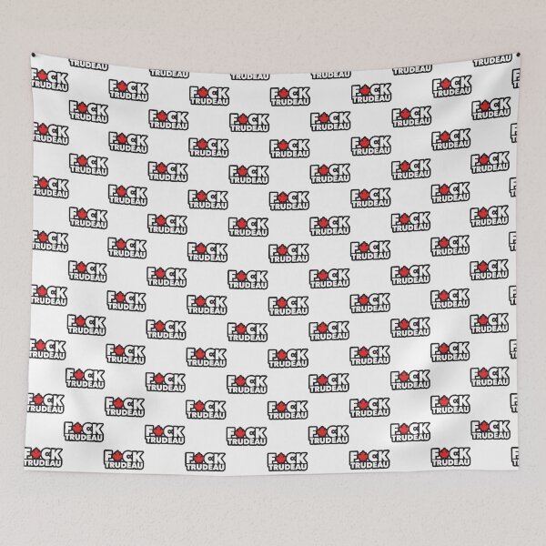 Item preview, Censored Parody Design with Red Maple Leaf Flag and Canadian PM Theme designed and sold by richard143.