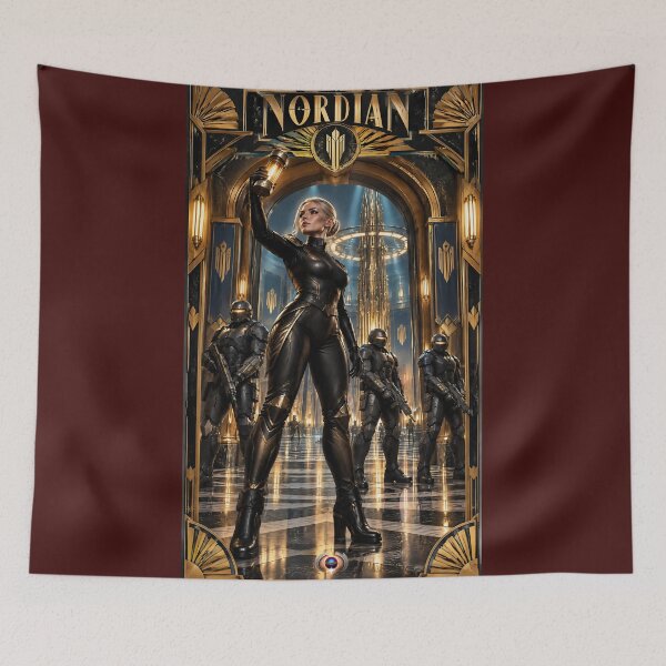 Item preview, Infiltrator Inorda Trebulith Nordian Codex Golden Triumph Commanding AI Concept Art by Xzendor7 designed and sold by Xzendor7 Digital Art Creations.