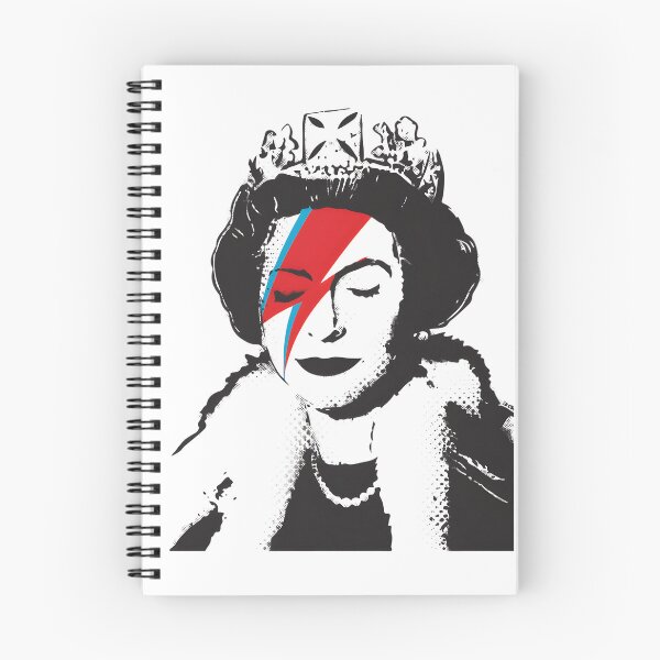 Item preview, Banksy Inspired UK England God Save the Queen with David Bowie Rock Band Face Makeup High Quality Art Design designed and sold by richard143.