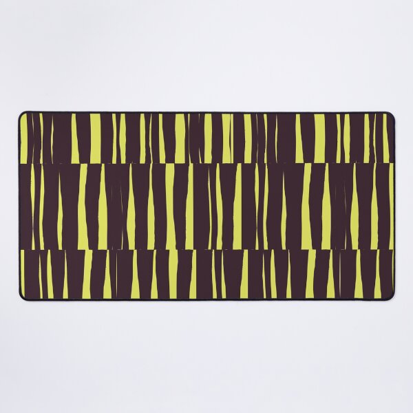 Item preview, Minimal Geometric Rectangles Lines 15 | Dark Plum Wasabi Neon Irregular Hand Drawn Stripes designed and sold by MarleneCanto.