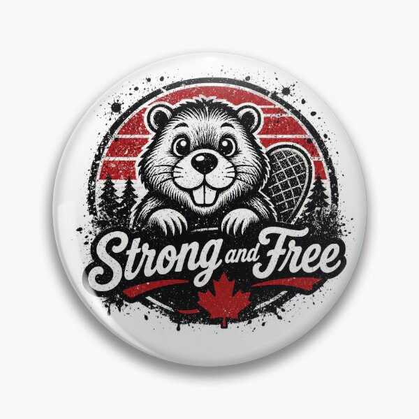 Item preview, Strong and Free Beaver designed and sold by Flowercita.
