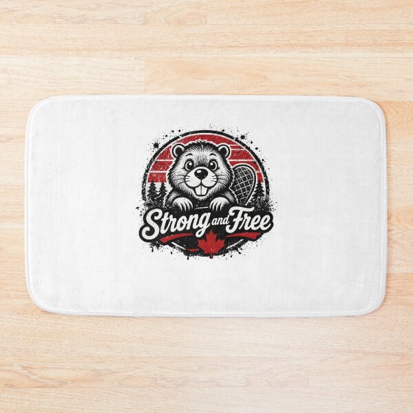 Item preview, Strong and Free Beaver designed and sold by Flowercita.