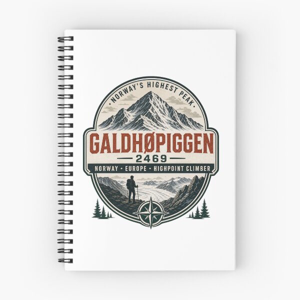 Artikelvorschau, Galdhopiggen - Norway Mountain Adventure Climbing entworfen und verkauft von JessArty ⭐⭐⭐⭐⭐.