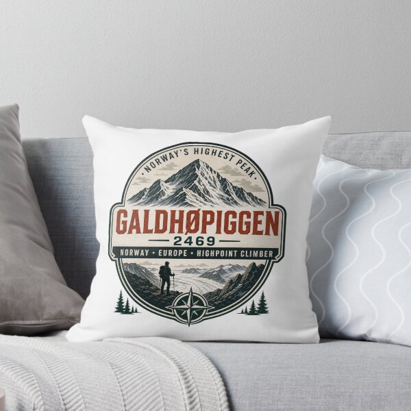 Item preview, Galdhopiggen - Norway Mountain Adventure Climbing designed and sold by JessArty.