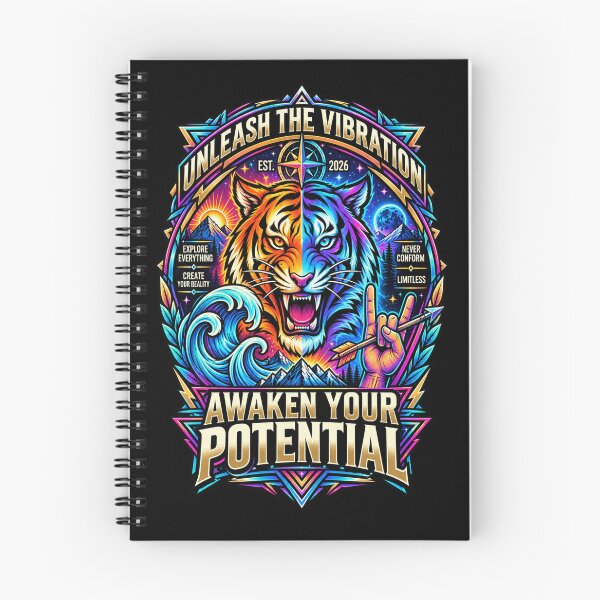 Item preview, Awaken Your Potential Tiger – Never Conform Motivational Graphic designed and sold by MAJCO-ART.
