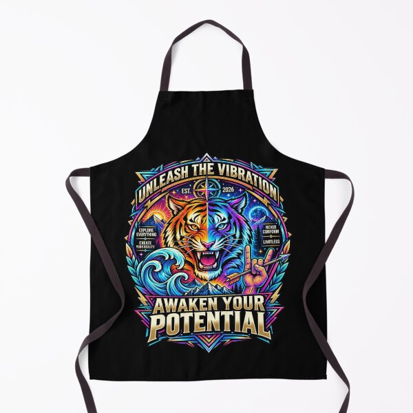 Item preview, Awaken Your Potential Tiger – Never Conform Motivational Graphic designed and sold by MAJCO-ART.