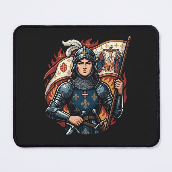 Item preview, Joan of Arc Historic Warrior Knight Portrait designed and sold by Owcomm.