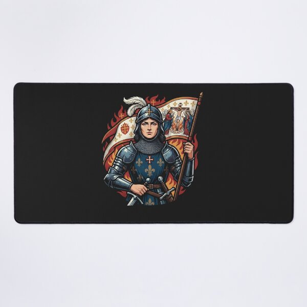 Item preview, Joan of Arc Historic Warrior Knight Portrait designed and sold by Owcomm.