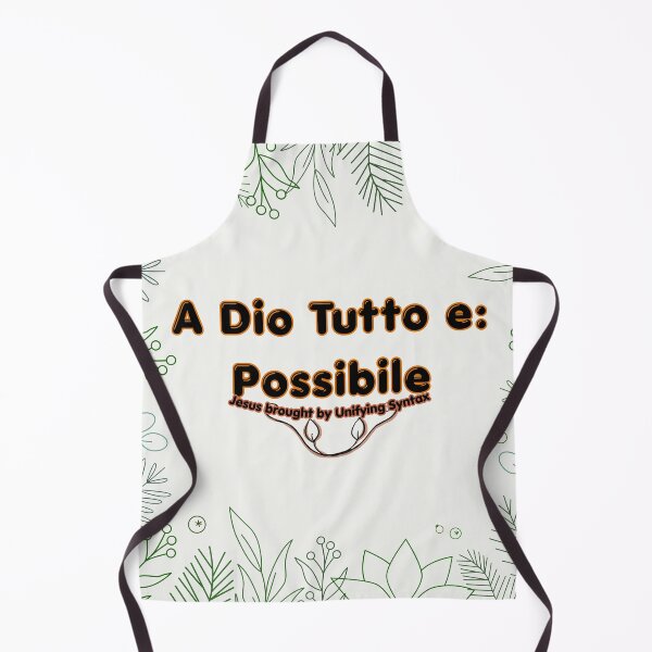 Item preview, A Dio Tutto e Possible - Inspirational & Motivational Faith Items designed and sold by UnifyingSyntax.