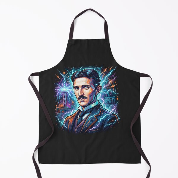 Item preview, Nikola Tesla Electric Genius Portrait designed and sold by Owcomm.