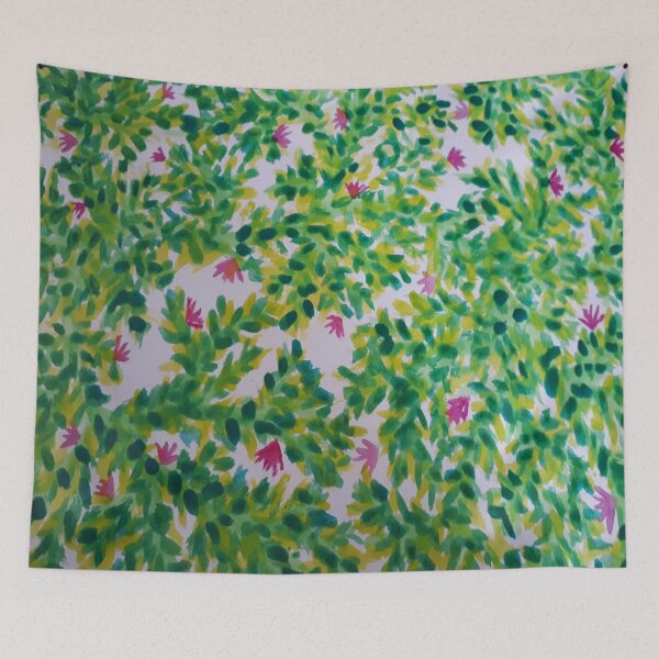 Item preview, Flower tendrils watercolor designed and sold by Eleonora Tschudin.