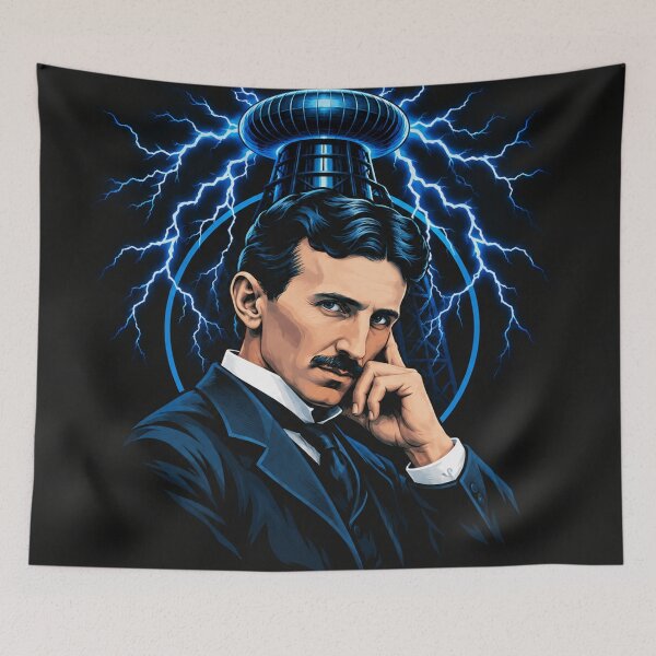 Item preview, Nikola Tesla Master of Electric Lightning designed and sold by Owcomm.