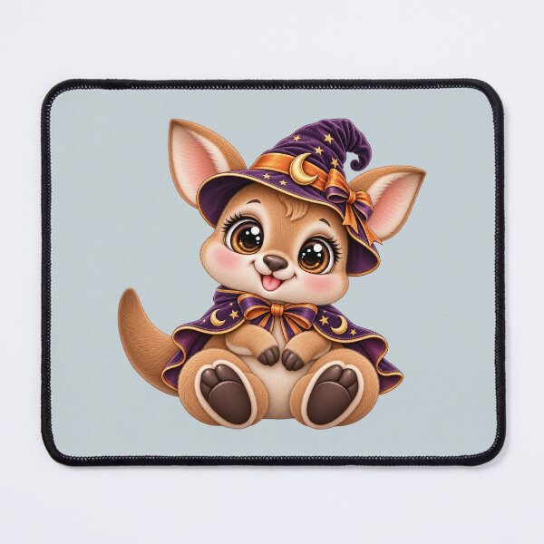 Item preview, Cute Halloween Kangaroo – Adorable Witch Joey designed and sold by HO•Designs.
