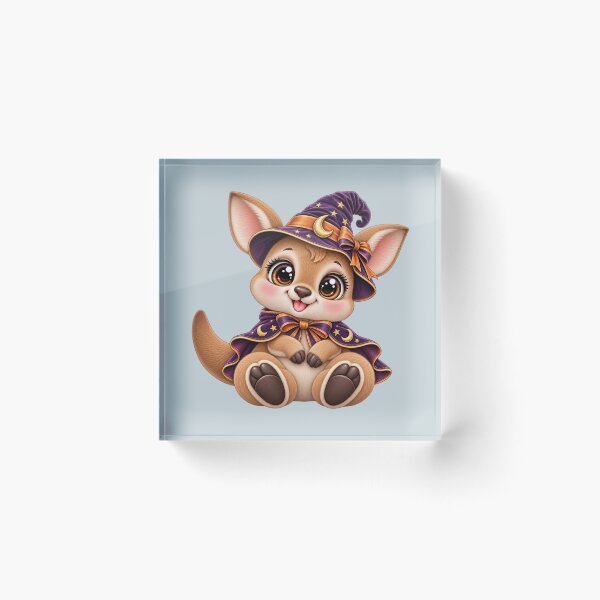 Item preview, Cute Halloween Kangaroo – Adorable Witch Joey designed and sold by HO•Designs.