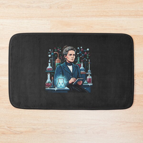 Item preview, Marie Curie Glowing Laboratory Science Historical Portrait designed and sold by Owcomm.