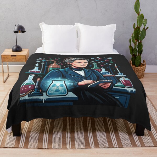 Item preview, Marie Curie Glowing Laboratory Science Historical Portrait designed and sold by Owcomm.