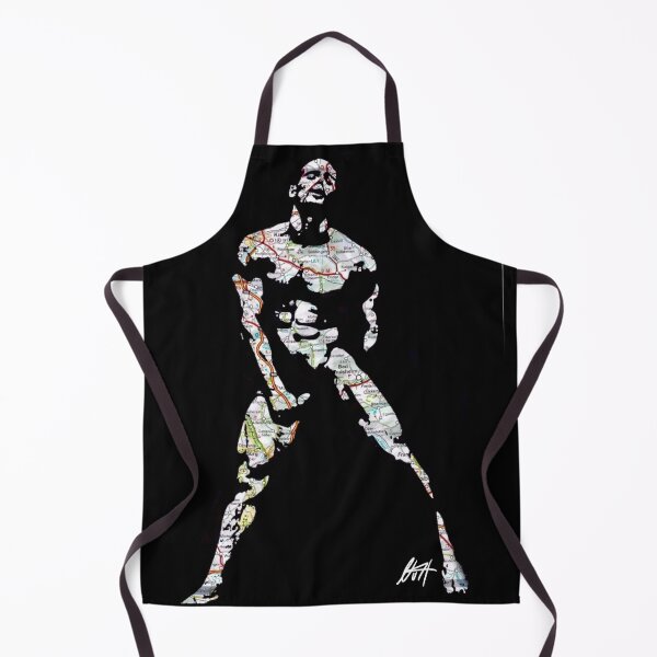 Item preview, Smooth Naked Man With Strong Muscled Legs Map Art By NLMKArtStudio designed and sold by NLMKArtStudio.