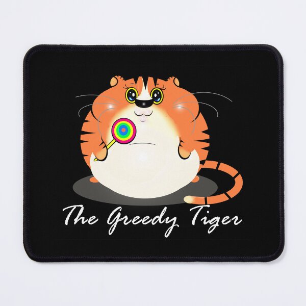 Item preview, The Greedy Tiger designed and sold by Shirley cute art .