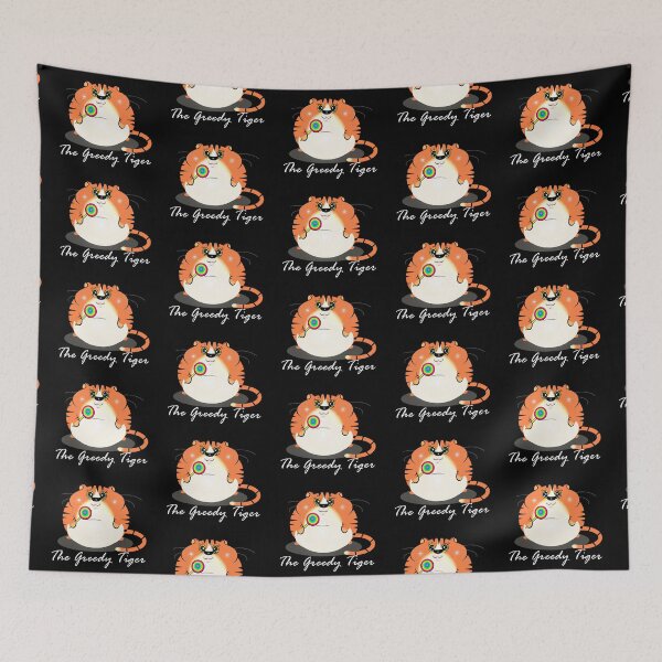 Item preview, The Greedy Tiger  designed and sold by Shirley cute art .
