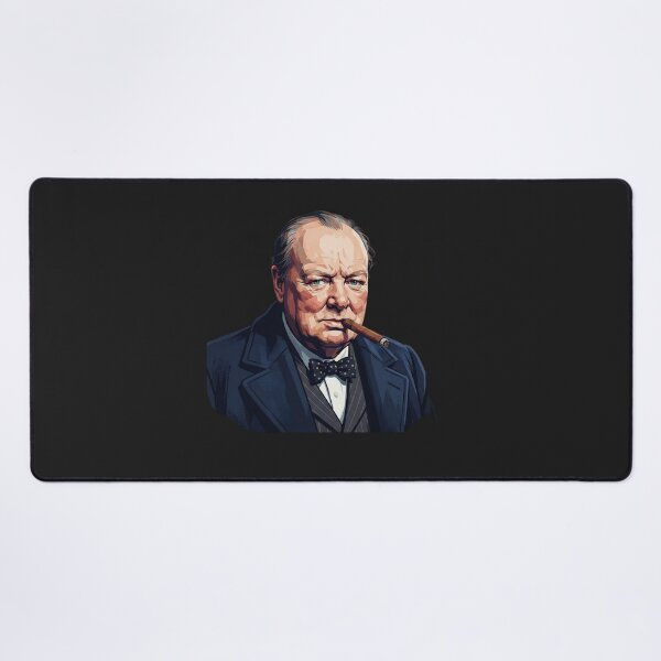 Item preview, Winston Churchill Portrait With A Cigar designed and sold by Owcomm.