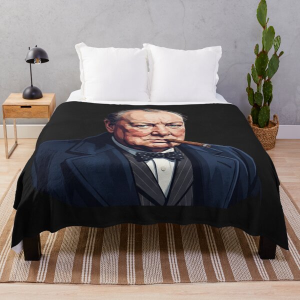Item preview, Winston Churchill Portrait With A Cigar designed and sold by Owcomm.