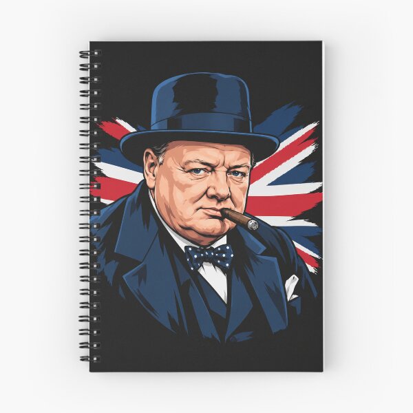 Item preview, Winston Churchill Portrait With British Flag designed and sold by Owcomm.
