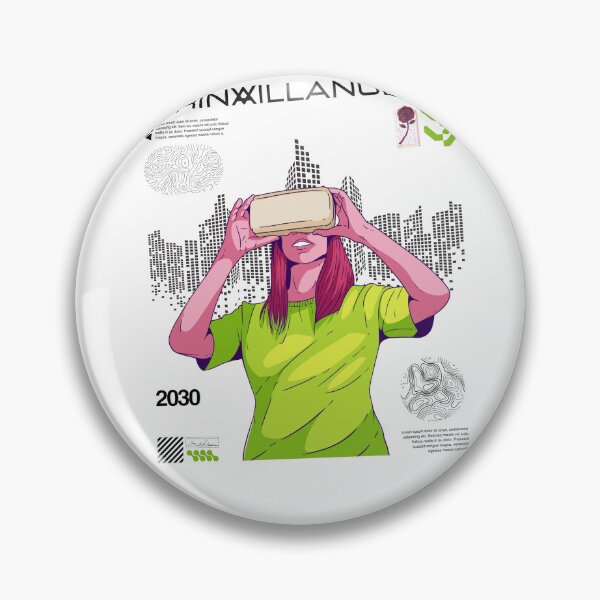 Item preview, Futuristic VR Girl Cyberpunk Metaverse Art 2030 designed and sold by OumaAL.